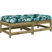 Middle Sofas with Cushions Sectional Sofa Seater Chair Solid Wood Pine vidaXL