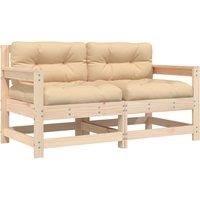 Middle Sofas with Cushions Sectional Sofa Seater Chair Solid Wood Pine vidaXL