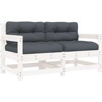 Middle Sofas with Cushions Sectional Sofa Seater Chair Solid Wood Pine vidaXL