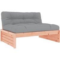 Garden Footstool Grey 120x80 cm Solid Wood Pine vidaXL