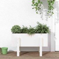 Garden Raised Bed Wooden Planter Pot Patio Flower Bed Solid Wood Pine vidaXL