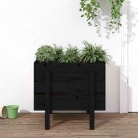 Garden Raised Bed Wooden Planter Pot Patio Flower Bed Solid Wood Pine vidaXL