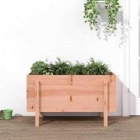 Garden Raised Bed Wooden Planter Pot Patio Flower Bed Solid Wood Pine vidaXL