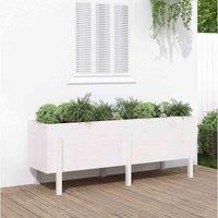 Garden Raised Bed Wooden Planter Pot Patio Flower Bed Solid Wood Pine vidaXL