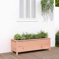 vidaXL Garden Raised Bed in Solid Douglas Wood - Versatile Use for Garden, Patio, Balcony - Dimensions: 119.5 x 40 x 39 cm - Brown