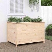 Garden Raised Bed Wooden Outdoor Planter Pot Flower Solid Wood Pine vidaXL