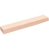 vidaXL Wall Shelf in Untreated Solid Oak Wood, Handmade with Live Edge, Versatile Use as Shelf or Desk/Cabinet/Table Top, Measuring 60x10x4cm