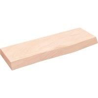 Wall Shelf Wooden Floating Shelf Display Shelf Treated Solid Wood Oak vidaXL