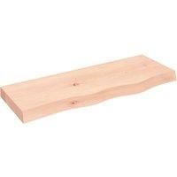 Wall Shelf Wooden Floating Shelf Display Shelf Treated Solid Wood Oak vidaXL