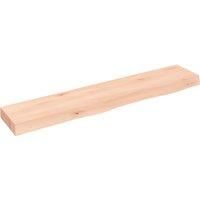 Wall Shelf Wooden Floating Shelf Display Shelf Treated Solid Wood Oak vidaXL