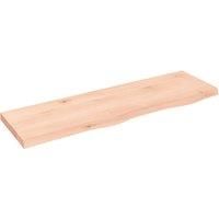 Wall Shelf Wooden Floating Shelf Display Shelf Treated Solid Wood Oak vidaXL