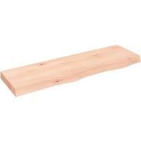 Wall Shelf Wooden Floating Shelf Display Shelf Treated Solid Wood Oak vidaXL