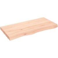 Wall Shelf Wooden Floating Shelf Display Shelf Treated Solid Wood Oak vidaXL