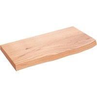 Wall Shelf Wooden Floating Shelf Display Shelf Treated Solid Wood Oak vidaXL