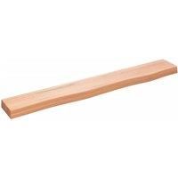 Wall Shelf Wooden Floating Shelf Display Shelf Treated Solid Wood Oak vidaXL