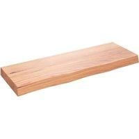 Wall Shelf Wooden Floating Shelf Display Shelf Treated Solid Wood Oak vidaXL
