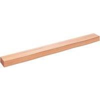 vidaXL Wall Shelf - 100x10x6 cm, Treated Live Edge Solid Wood Oak, Versatile Use for Home Spaces, Handmade with Varnished Finish, Light Brown
