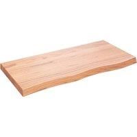 Wall Shelf Wooden Floating Shelf Display Shelf Treated Solid Wood Oak vidaXL