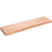 Wall Shelf Wooden Floating Shelf Display Shelf Treated Solid Wood Oak vidaXL