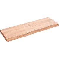 Wall Shelf Wooden Floating Shelf Display Shelf Treated Solid Wood Oak vidaXL