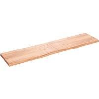 Wall Shelf Wooden Floating Shelf Display Shelf Treated Solid Wood Oak vidaXL