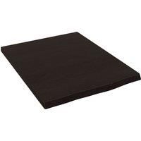vidaXL Wall Shelf Floating DIY Board Dark Brown Treated Solid Wood Oak