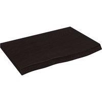Wall Shelf Wooden Floating Shelf Display Shelf Treated Solid Wood Oak vidaXL