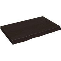 Wall Shelf Wooden Floating Shelf Display Shelf Treated Solid Wood Oak vidaXL