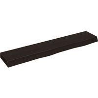 Wall Shelf Wooden Floating Shelf Display Shelf Treated Solid Wood Oak vidaXL