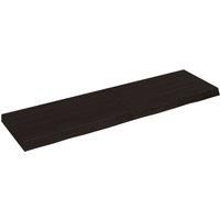 Wall Shelf Wooden Floating Shelf Display Shelf Treated Solid Wood Oak vidaXL