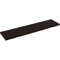 Wall Shelf Wooden Floating Shelf Display Shelf Treated Solid Wood Oak vidaXL
