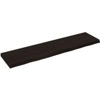 Wall Shelf Wooden Floating Shelf Display Shelf Treated Solid Wood Oak vidaXL