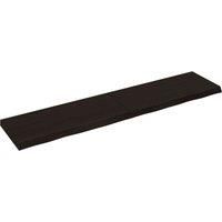 Wall Shelf Wooden Floating Shelf Display Shelf Treated Solid Wood Oak vidaXL