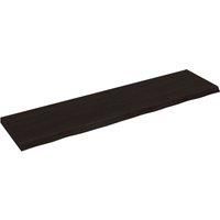 Wall Shelf Wooden Floating Shelf Display Shelf Treated Solid Wood Oak vidaXL