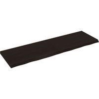 Wall Shelf Wooden Floating Shelf Display Shelf Treated Solid Wood Oak vidaXL