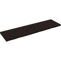 Wall Shelf Wooden Floating Shelf Display Shelf Treated Solid Wood Oak vidaXL