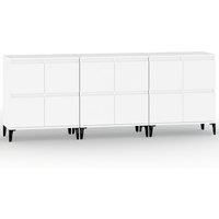 vidaXL Sideboards 3 pcs White 60x35x70 cm Engineered Wood