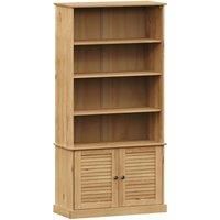 Bookcase Book Shelf Display Cabinet Highboard VIGO Solid Wood Pine vidaXL