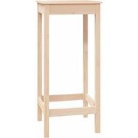 Bar Table Dining Room Wooden Bistro Table Pub Table Solid Wood Pine vidaXL