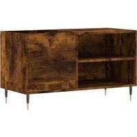 Record Cabinet Brown Oak 85x38x48 cm Engineered Wood vidaXL