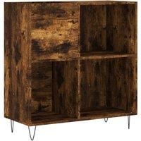 Record Cabinet White 84.5x38x89 cm Engineered Wood vidaXL