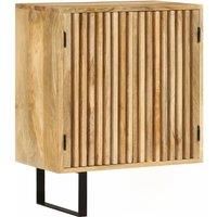 Sideboard Cabinet Cupboard Highboard with 2 Doors Solid Wood Mango vidaXL