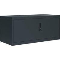 vidaXL File Cabinet Anthracite 90x40x40 cm Steel