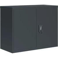 Office Cabinet Steel Filing Storage File Cabinet Cupboard Under Desk vidaXL