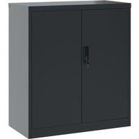File Cabinet Home Office Locking Storage Cabinet Filing Cabinet Steel vidaXL