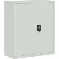 Vidaxl File Cabinet Light Grey 90X40X105 Cm Steel