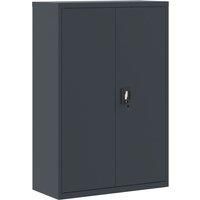 Vidaxl File Cabinet Anthracite 90X40X140 Cm Steel