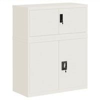 File Cabinet Storage Cabinet Office Filing Cabinet Storage Unit Steel vidaXL