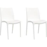 Garden Chairs Patio Chair Outdoor Seating Chair 2 pcs Polypropylene vidaXL