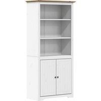 Bookcase Bookshelf File Cabinet Sideboard Book Rack Solid Wood Pine vidaXL